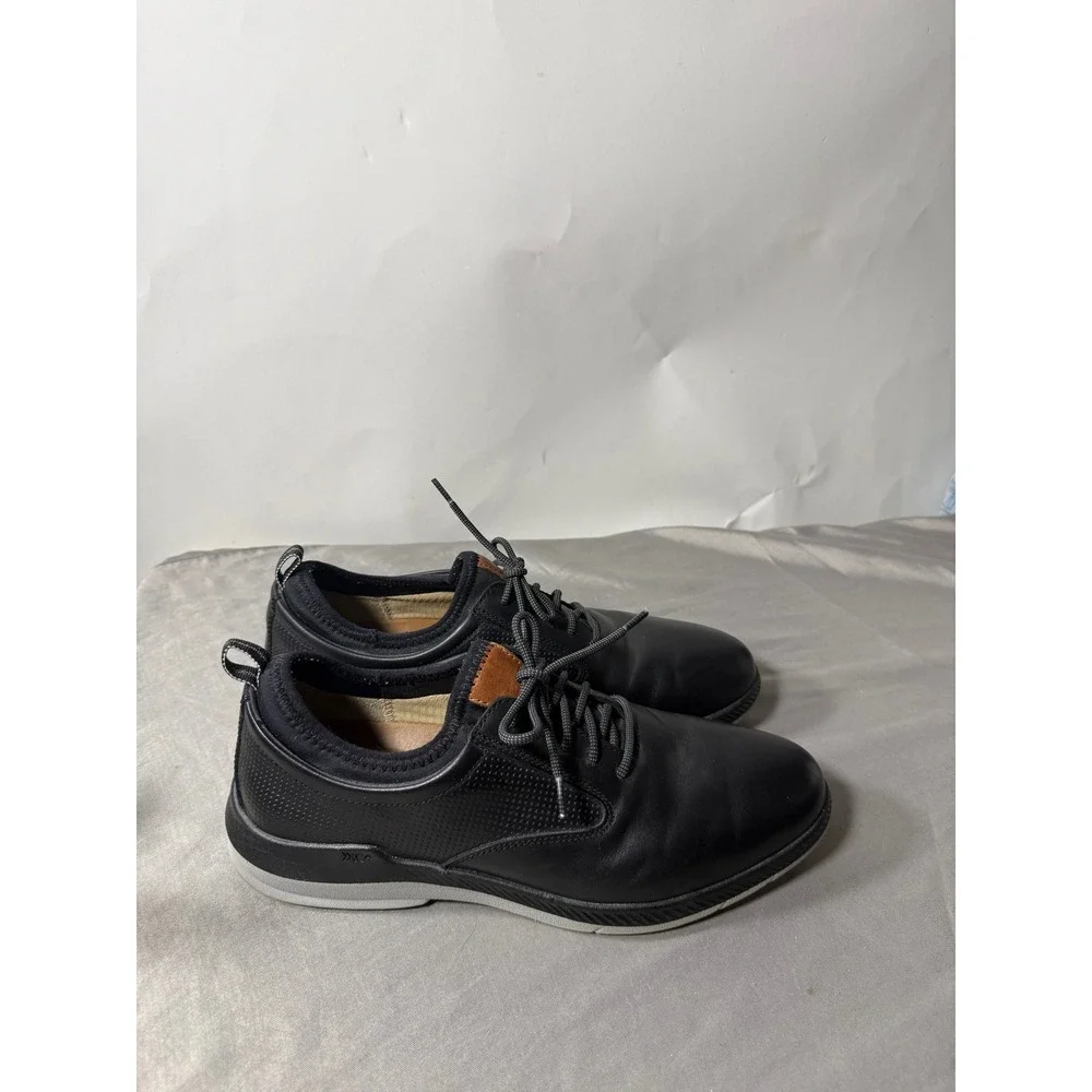 Johnston & Murphy XC4 Waterproof Black Leather TRUFOAM Shoes 20-2751 Mens 8.5 M
